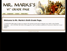 Tablet Screenshot of mrmarks6.com